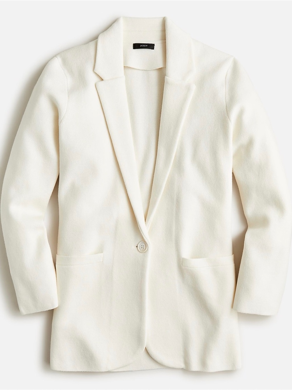 J. Crew Cream Cecile Sweater Blazer